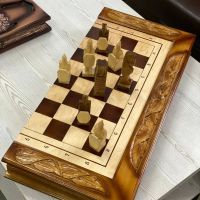 Шахматы декоративные с резной доской